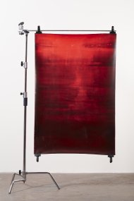 Red, 2024, kolorovaný fotogram, silver print, 108 x 160 cm